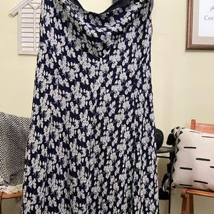 Vintage, Ralph Lauren, Flowy, Flower Print, Maxi Skirt